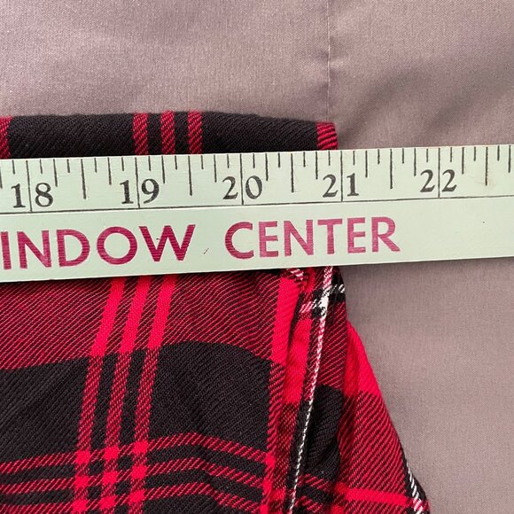 Chaps Ralph Lauren Petite Large Womens Red Black Plaid Button-Up Shirt Cabincore - Picture 7 of 7